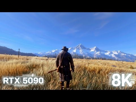 RDR2 Looks REAL in 8K Ultra Graphics Mod on RTX 5090!