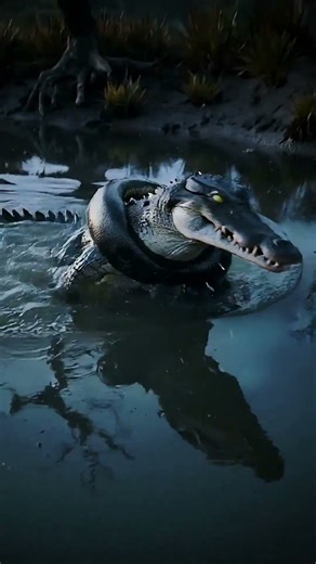 Crocodile vs Python - Who Wins?