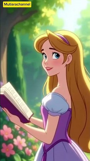 a princess reading a book #princess #reading #book #ai #art #shorts #shortvideo #read