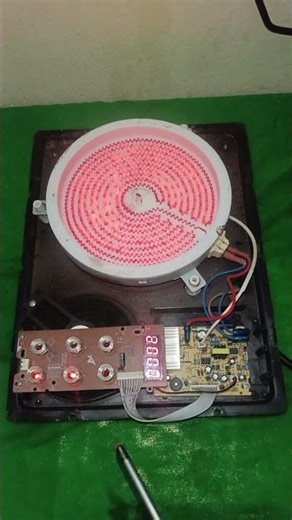 How to work Electric cooker heating coil #infraredcooker
