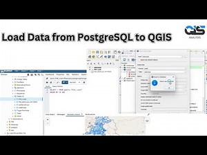 How to Load Data from PostgreSQL to QGIS & Connection between PostgreSQL and QGIS || GIS