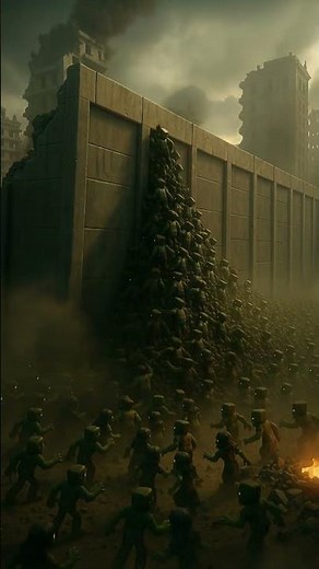 Zombies Are Breaking The Wall 😨 | Deadblox City #roblox #zombies #shorts #robloxhorror #apocalypse