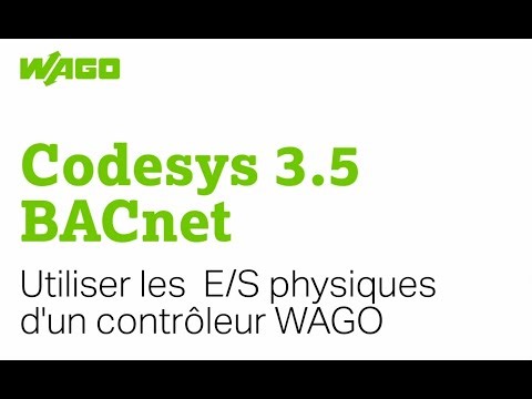 3 - Utiliser les Entrées/Sorties physiques d'un automate WAGO en BACnet