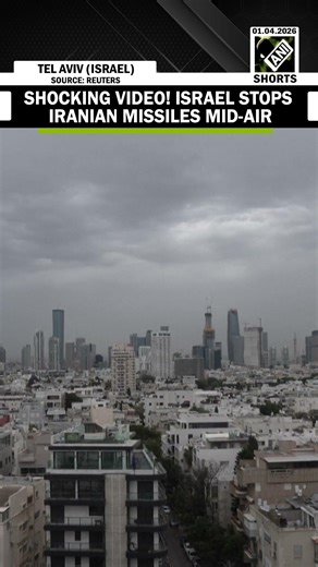 Iranian missile attack intercepted over Tel Aviv as sirens blare amid escalating West Asia conflict