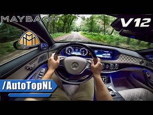 MERCEDES MAYBACH S600 6.0 V12 BiTurbo POV Test Drive by AutoTopNL