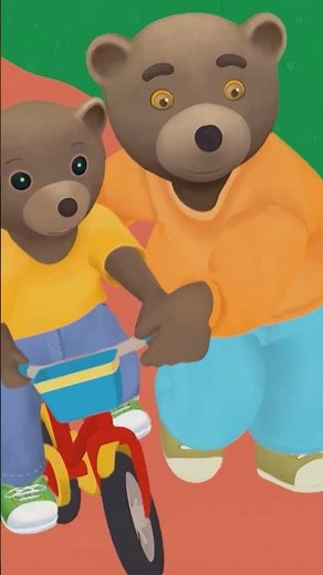 🚲 Little Brown Bear takes off his training wheels 🚲 #shorts #LittleBrownBear #cartoon
