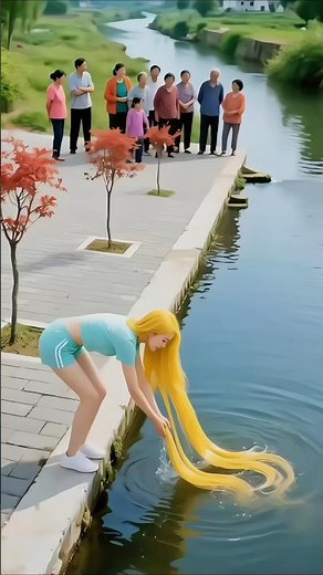 After Adorable Mermaid become beautiful woman on Mermaid Island USA Fantasy #babygirl #baby #cute