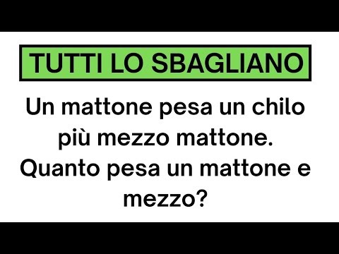 NESSUNO Riesce A Risolvere Questo Problema