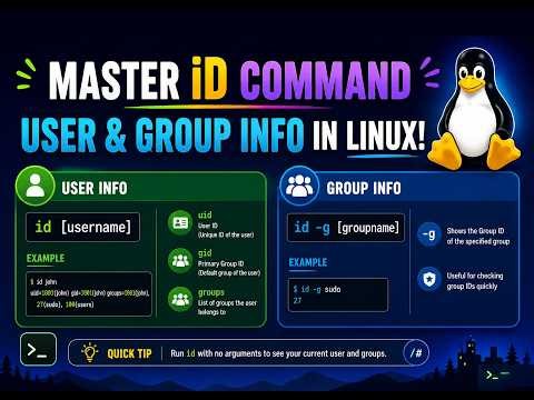 Master id Command – User & Group Info in Linux!