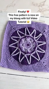 5.3K views · 46 reactions |  Gorgeous Floral Afghan Block, FREE Pattern ---> https://www.nickishomemadecrafts.com/crochet-flower-square/ . . . . . #crochet #crochettok #howtocrochet #learntocrochet #crochetismytherapy #afghanblock #crochetafghan | Crochet Patterns & Tutorials by Nicki's Homemade Crafts | Facebook