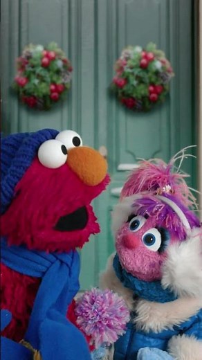 Happy Holidays from Elmo & Abby! #sesamestreet