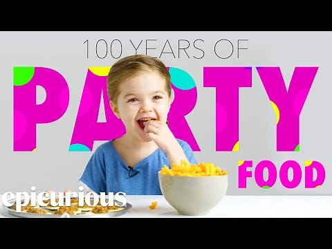 Kids Try 100 Years of Party Food