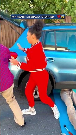 He thought it was funny... until the car said no 🙅‍♂️🔧