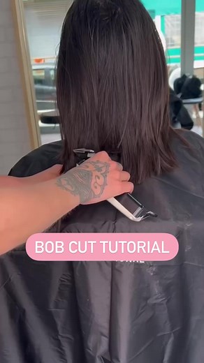One word... SLEEK 💁‍♀️ Anyone else a little bit mesmerized by this bob cut tutorial by @sheilahairdeluxe?! 🤩 #LondaProfessional #HairInspo #BobHair | Londa Professional