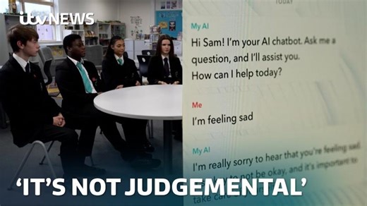 One in four teenagers use AI for mental health support| ITV News | Oasis Community Learning