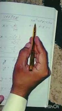 “Quadratic Equations | Vertex & Roots Explained | Easy Math Lecture” #education #maths #knowledge