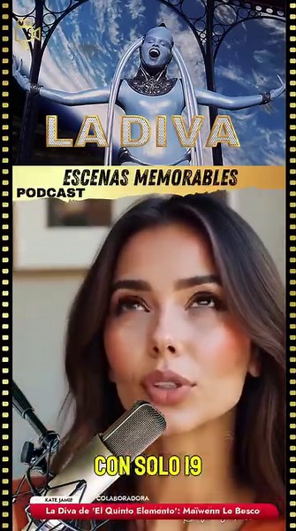 2.8K views · 11 reactions | Maïwenn Le Besco interpretó a la legendaria Diva Plavalaguna en El Quinto Elemento. Con apenas 19 años al momento del rodaje, encarnó visualmente a la Diva. Ella es hija de Luc Besson y temprana del cine francés, su papel adquiere automáticamente un aura familiar pero sorprendente. #escenasmemorables #maïwennlebesco #divaplavalaguna #elquintoelemento | Escenas Memorables | Facebook