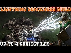 🔥 Diablo 2 Resurrected – Lightning Sorceress Up To 4 Projectiles vs Uber Tristram!