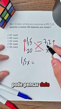 Conversão de moeda #matematica