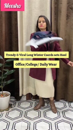 Anjali kukreti on Instagram: "Meesho Trendy Winter Kashmiri Woollen Coords Sets Haul, Comment for links 👇 @meeshoapp #meeshofinds2025❤️ #meeshowinterwear #wintercoordsets #anjalikukreti #meeshocoordset"