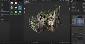 New Real-Time Procedural Building Generator For Blender