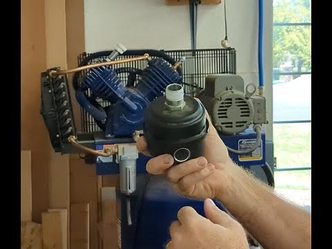 Home Built Air Compressor Intake Silencer