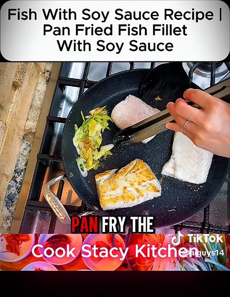 Fish with soy sauce recipe, pan fried fish fillet with soy sauce #Fishrecipe #panfriedfish #soysauceFish #easymeal #asianinspired
