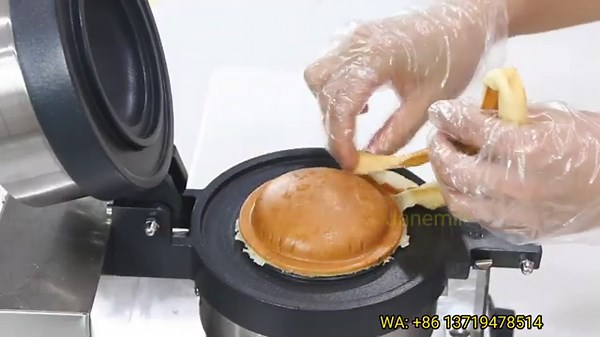 Commercial UFO Burger Machine Ice Cream Gelato Panini Press Maker | +86 137 1947 8514