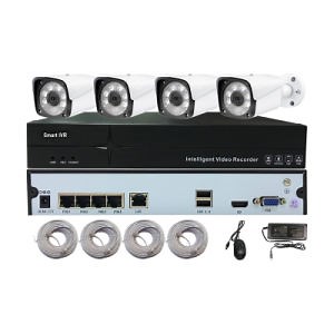 [Hot Item] FSAN 4CH HD 5MP ポー カメラ システム CCTV 監視 NVR キット