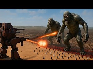 Epic Battle Simulator 2 | 10,000 Soldiers vs AI Army | Ultimate War Simulation (4K Ultra HD )