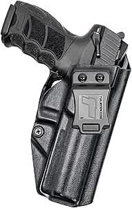 Tulster IWB Profile Kydex Holster in Right Hand fits: H&K P30L | Inside The Waistband Appendix Concealed Carry
