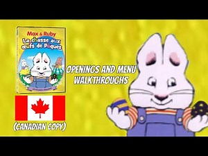 Max and Ruby Easter Egg Hunt Canadian 2013 DVD Openings & Menus