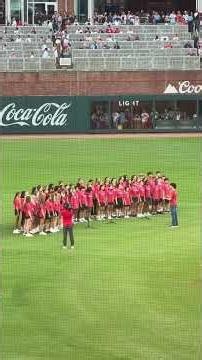 Dickerson Middle School 8th Grade Chorus Performs National Anthem at Braves Game