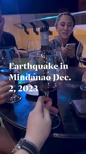 Strong #lindol #linog #earthquake in Mindanao Dec. 2, 2023 ctto | The Bohol Monitor