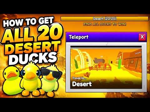 20 New Ducks in Find The Ducks *Roblox* (Walkthrough) (How To Get Desert Ducks in Find The Ducks)