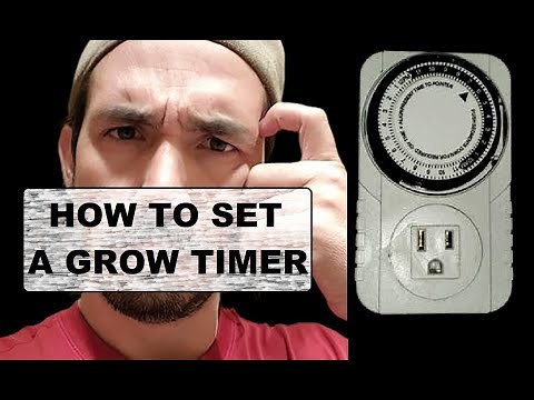How to Set a Grow Light Timer