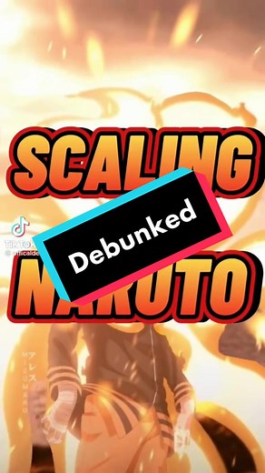@D E B U N K Naruto Scale Mini Debunk #fyp #xyzbca #anime #manga #Naruto #Boruto #sasuke