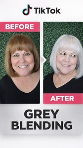 Who wants the details on how I achieved this look? Comment “me” and I’ll post a full tutorial #greyblending #leda #hairstylist | Leda Fazal