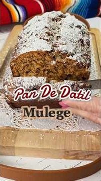 Pan De Datil Mulege, Date Bread #shotrs #videorecipe #datebread #pandedatil #baking