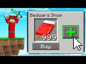 Minecraft Bedwars, But I Can Buy Beds..