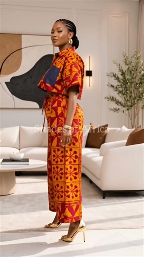 This Ankara Co-ord Set Is EVERYTHING 🔥 | African Print Two-Piece Styling Done Right #ankaradress