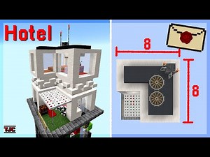 The SMALLEST Redstone HOTEL ever! With 4 rooms, spa and elevator - 📪 2021 Ep. 140