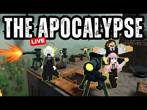 IMPOSSIBLE BASE DEFENSE! Surviving The Apocalypse with Viewers (Roblox Challenge)