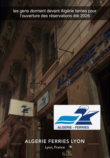 Exploration des Ferries Algériens entre Alger et Lyon