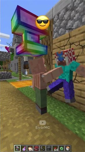 Minecraft Freeze Time vs Emoji Reaction #shorts