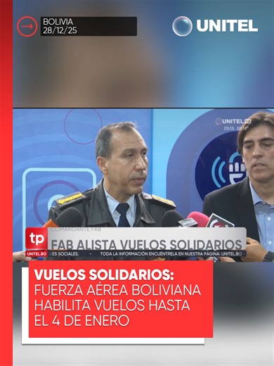 Vuelos Solidarios de la Fuerza Aérea Boliviana