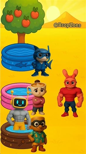 Will Tralalero let Oren into his pool ?! 🐬😱 funbot - Pinky - Sonic