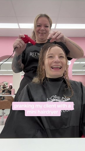 Mini Hairdryer Prank on Client | Funny Salon Humor Video
