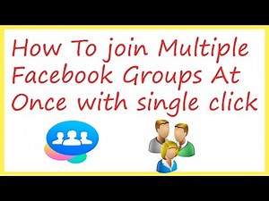 How to join multiple groups on facebook at once