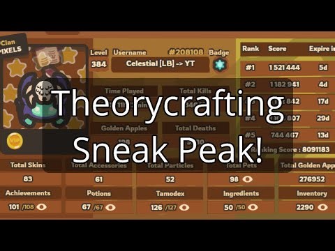 Sneak Peak at Profile Customization Ideas! | Taming.io Theorycrafting